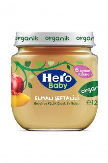 Hero Baby Organik Elmalı Şeftalili 120 gr Kavanoz Mama kullananlar yorumlar